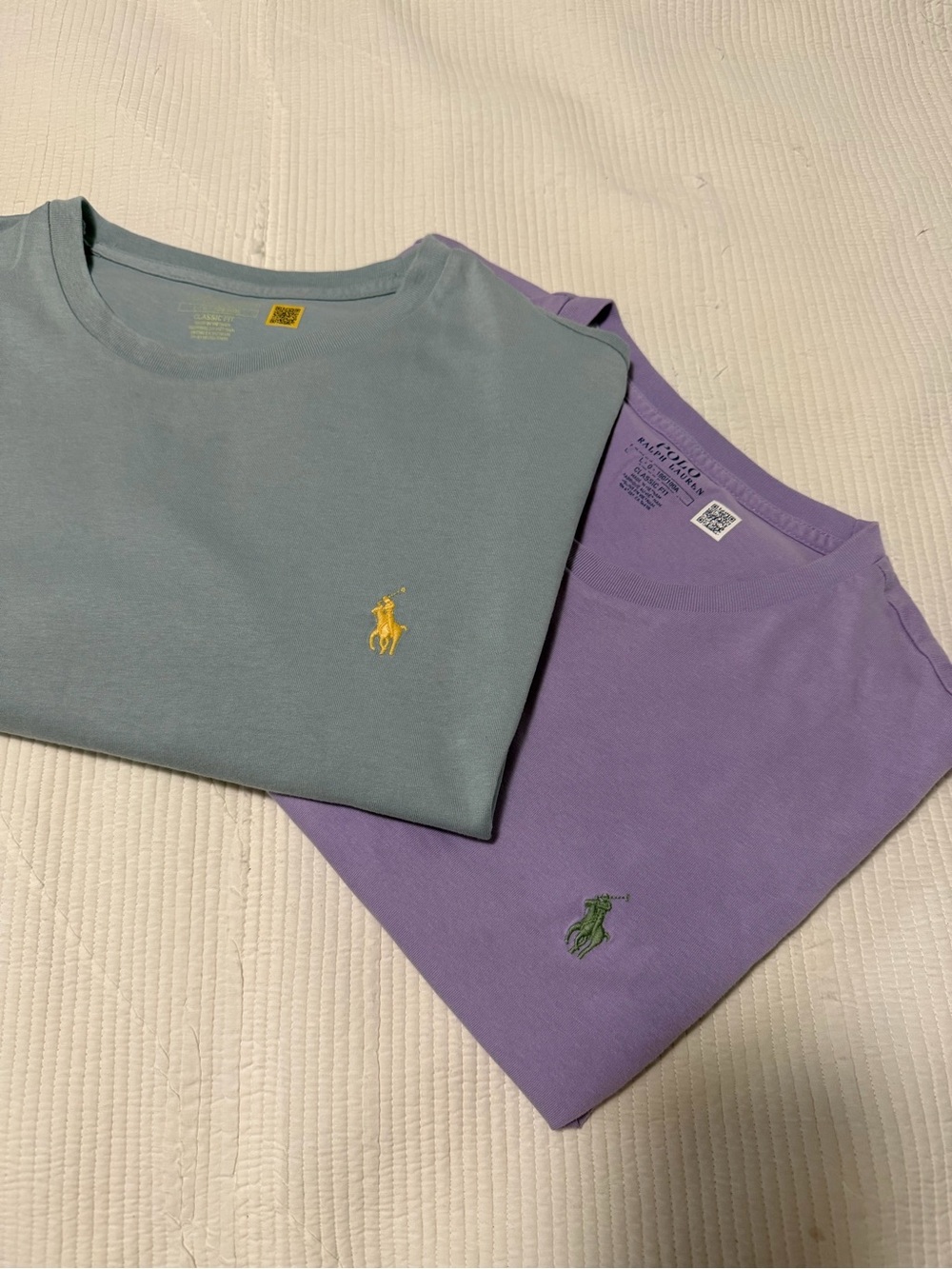 2x Polo Ralph Lauren Classic Fit Crewneck Tees/ Large Size